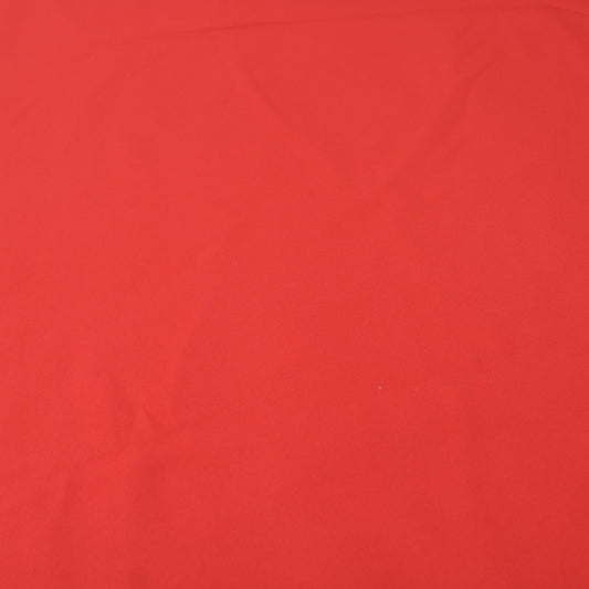 3 Metres Premium Quality Plain Peach-Skin Fabric 55" Red - Pound A Metre