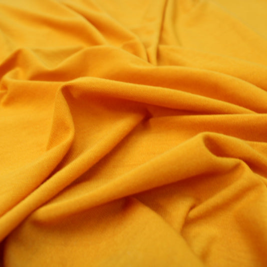 3 Metres Premium Quality Soft Viscose Jersey 60" Wide Orange - Pound A Metre