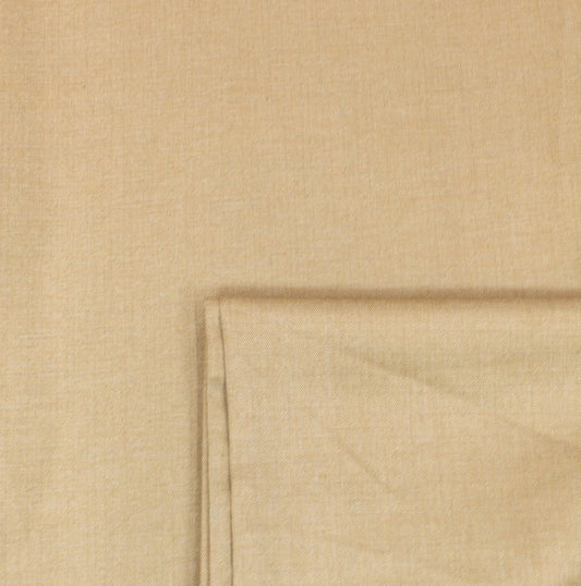3 Metres Premium Quality Viscose Blend Suiting Fabric 55" Wide Golden Beige - Pound A Metre