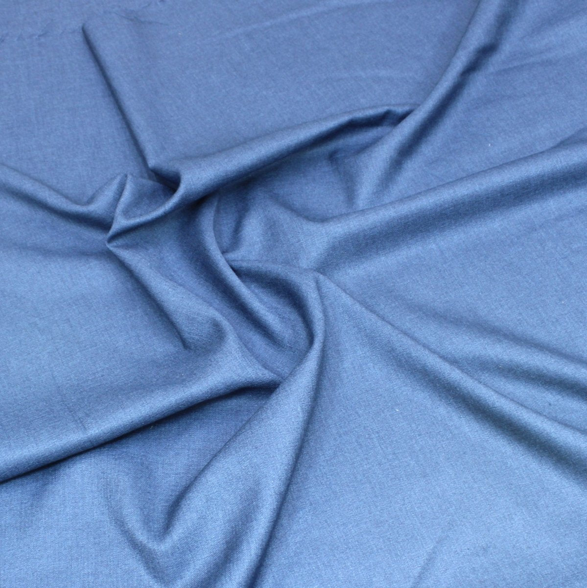 3 Metres Premium Quality Viscose Blend Suiting Fabric 55" Wide Midnight Navy - Pound A Metre