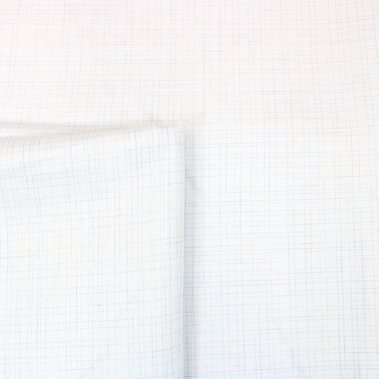 3 Metres Premium Quality Viscose Blend Suiting Fabric 55" Wide Off White - Pound A Metre