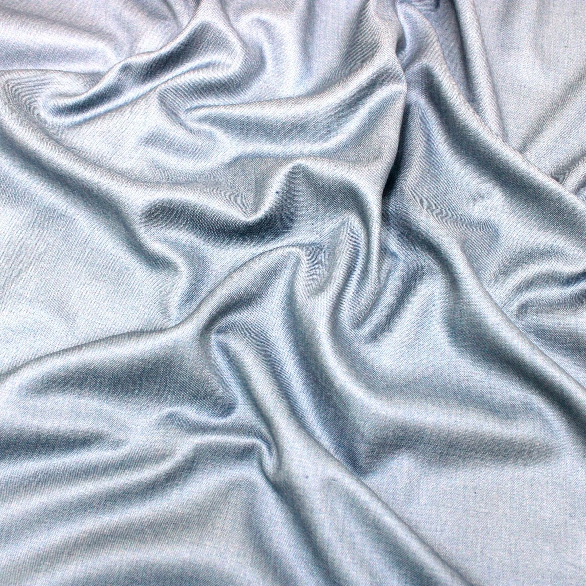 3 Metres Premium Quality Viscose Blend Suiting Fabric 55" Wide Washed Blue - Pound A Metre