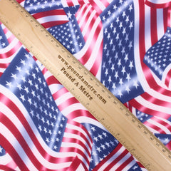 3 Metres Premium Stretch American Flag Neoprene 60" Wide - Pound A Metre