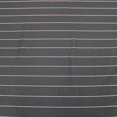3 Metres Premium Textured Striped Jersey 55" Black - Pound A Metre