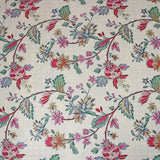 Pound A Metre 3 Metres 3 Metres Printed Cashmere Effect Crepe Fabric- 45" Wide (Cream Floral)