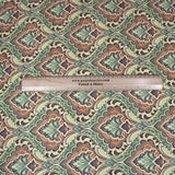 Pound A Metre 3 Metres 3 Metres Printed Cashmere Effect Crepe Fabric- 45" Wide (Lime Baroque)
