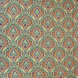 Pound A Metre 3 Metres 3 Metres Printed Cashmere Effect Crepe Fabric- 45" Wide (Lime Baroque)