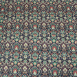 Pound A Metre 3 Metres 3 Metres Printed Cashmere Effect Crepe Fabric- 45" Wide (Navy Baroque)