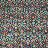 Pound A Metre 3 Metres 3 Metres Printed Cashmere Effect Crepe Fabric- 45" Wide (Navy Baroque)