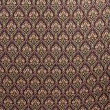 Pound A Metre 3 Metres 3 Metres Printed Cashmere Effect Crepe Fabric- 45" Wide (Wine Baroque)