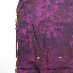3 Metres Pure Silk Fabric - Purple Tones - 39" Wide - Pound A Metre