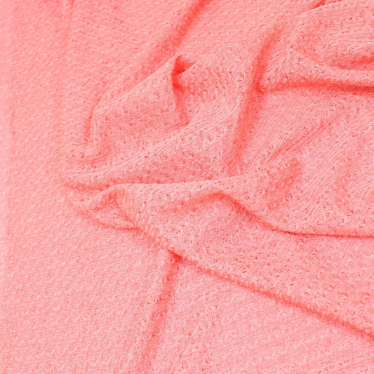 3 Metres Quality Light-Weight Benjamin Knit Jersey - 55" Wide Coral Pink - Pound A Metre