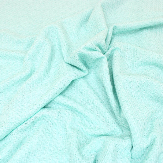 3 Metres Quality Light-Weight Benjamin Knit Jersey - 55" Wide Light Turquoise - Pound A Metre