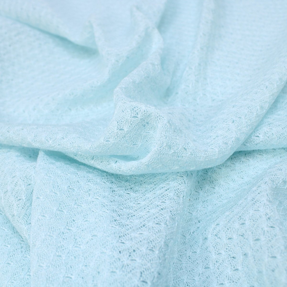 3 Metres Quality Light-Weight Benjamin Knit Jersey - 55" Wide Pastel Blue - Pound A Metre