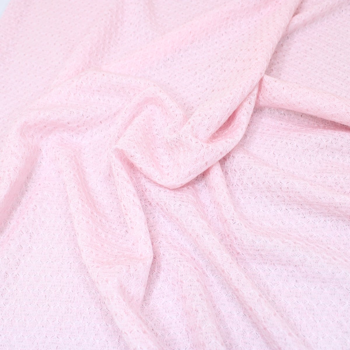 3 Metres Quality Light-Weight Benjamin Knit Jersey - 55" Wide Pastel Pink - Pound A Metre