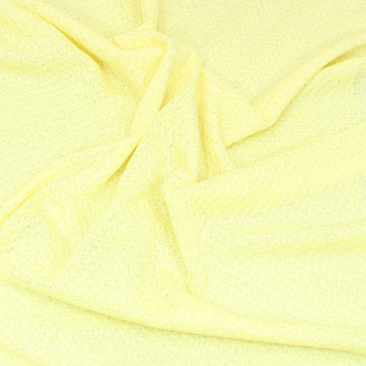 3 Metres Quality Light-Weight Benjamin Knit Jersey - 55" Wide Pastel Yellow - Pound A Metre