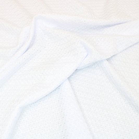 3 Metres Quality Light-Weight Benjamin Knit Jersey - 55" Wide White - Pound A Metre