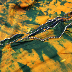 3 Metres Quality Pure Silk Fabric - Yellow Tones - 39" Wide - Pound A Metre