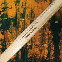 3 Metres Quality Pure Silk Fabric - Yellow Tones - 39" Wide - Pound A Metre