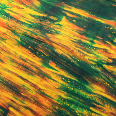 3 Metres Quality Pure Silk Fabric - Yellow Tones - 39" Wide - Pound A Metre