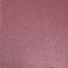 3 Metres Raschelle Detailed Floral Stretch Lace 55" Wide Dusky Pink - Pound A Metre