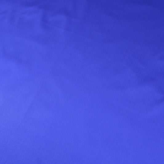 3 Metres, Silk Look Taffeta, 'Blue', 55" Wide - Pound A Metre
