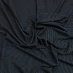 3 Metres Soft Cardigan Ribbed Jersey 55” Wide Black - Pound A Metre