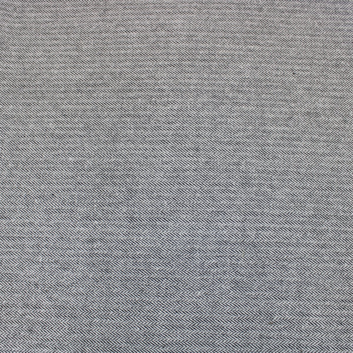 3 Metres Soft Chevron Brushed Suiting Poly- Wool 55" Wide Casual Grey - Pound A Metre