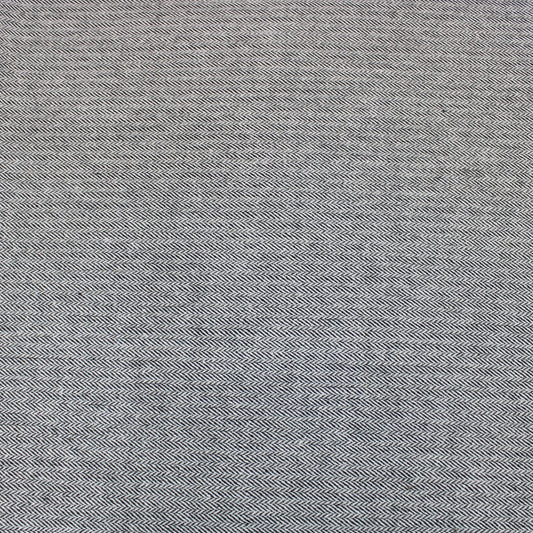3 Metres Soft Chevron Brushed Suiting Poly- Wool 55" Wide Casual Grey - Pound A Metre