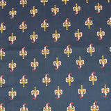 3 Metres Soft Drape Royalty Viscose 55" Blue Bird Grey - Pound A Metre