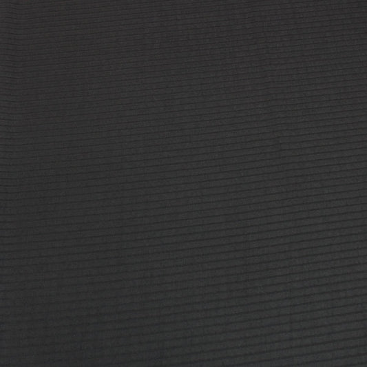 3 Metres Soft-Knit Ribbed Jersey 55” Wide Black - Pound A Metre