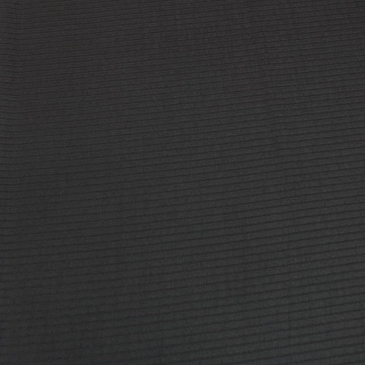 3 Metres Soft-Knit Ribbed Jersey 55” Wide Black - Pound A Metre