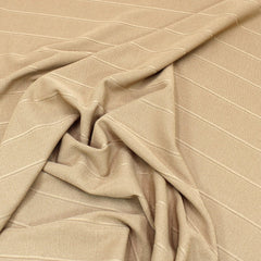 3 Metres Soft Ribbed Jersey 55" Wide Beige - Pound A Metre