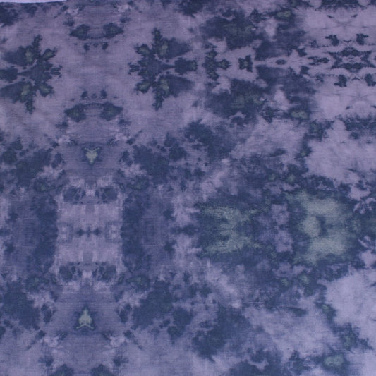 3 Metres Soft Sheer Knit Tye-Dye Jersey- 55" Wide Purple - Pound A Metre