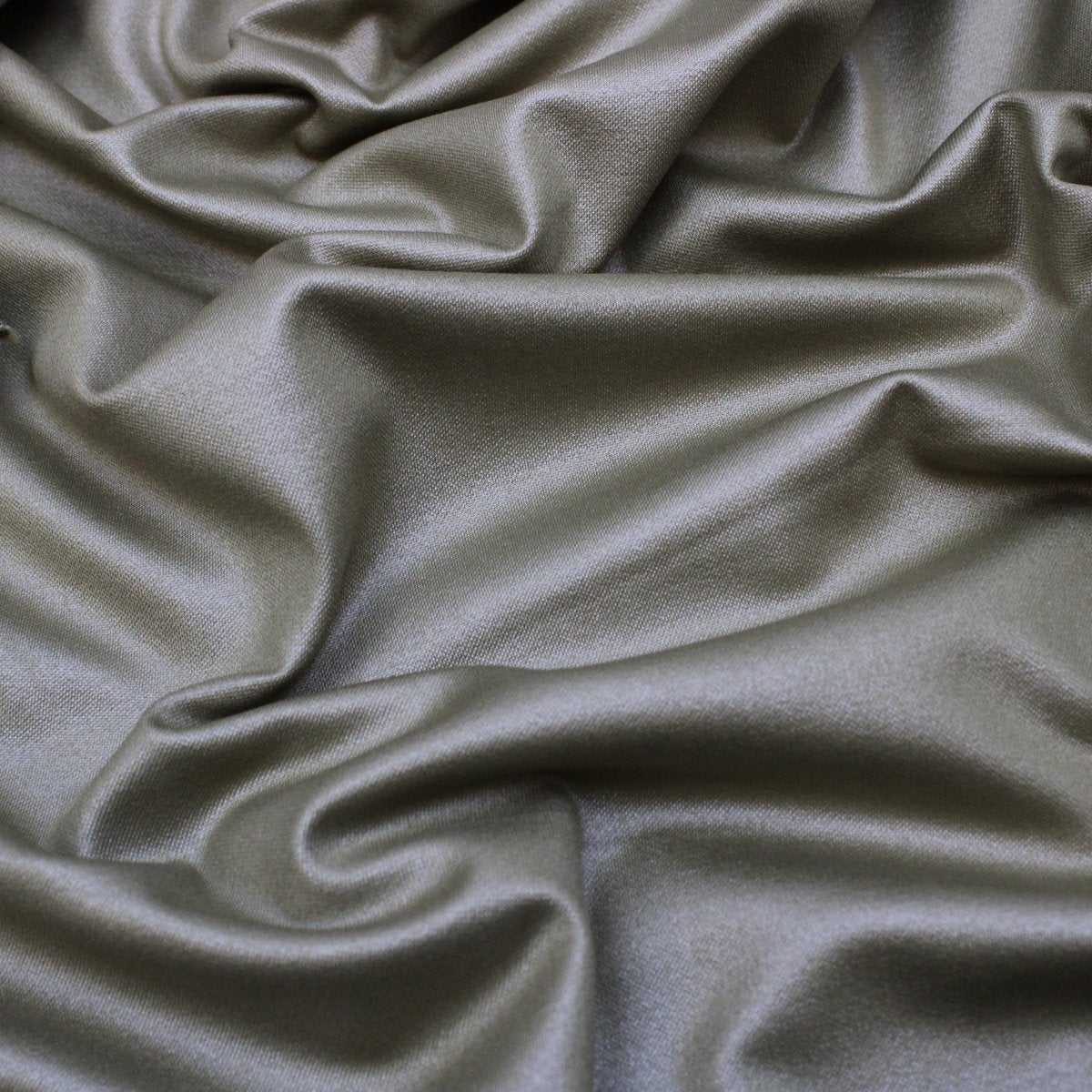 3 Metres Soft Shine Paste Effect Light Jersey- 55" Wide Khaki - Pound A Metre