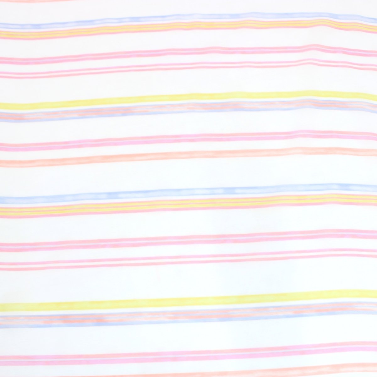 3 Metres Striped Chiffon Georgette- 55" Wide White & Pink - Pound A Metre
