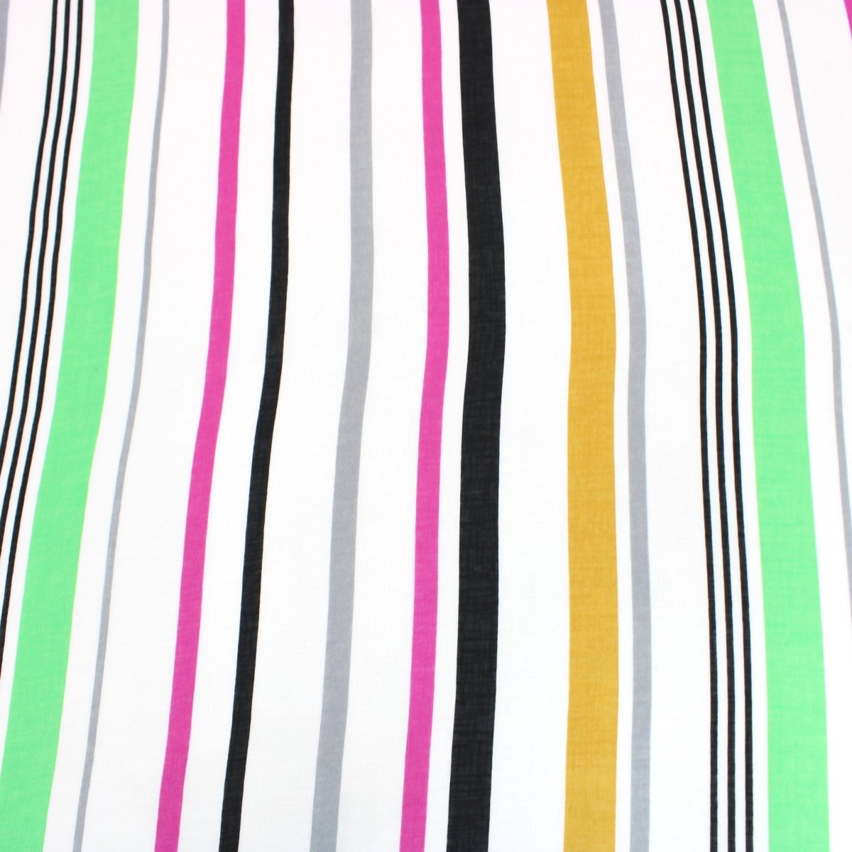3 Metres Striped Crepe De Chine - 55" Wide Amber/Green - Pound A Metre