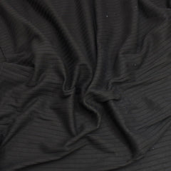 3 Metres Suiting Large Ribbed Jersey 55” Wide Brown - Pound A Metre