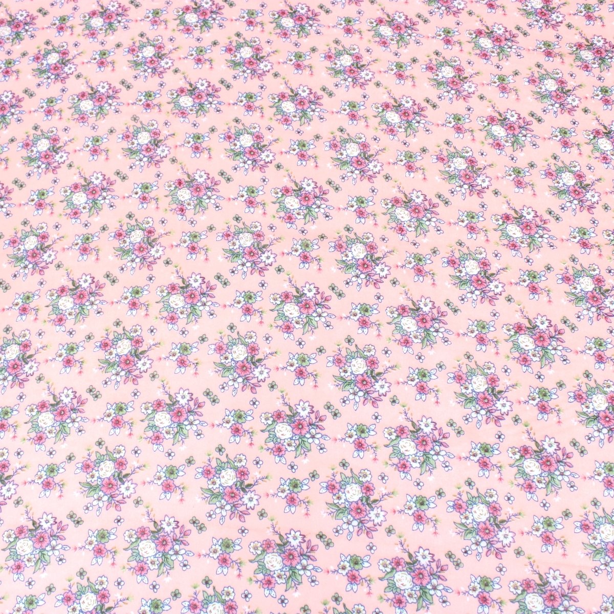 3 Metres Summer Serene Chiffon 55" Wide Bouquets - Peach - Pound A Metre