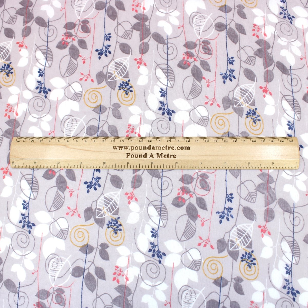 3 Metres Summer Serene Chiffon 55" Wide Flower Garden- Dusky - Pound A Metre