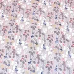 3 Metres Summer Serene Chiffon 55" Wide Flower Garden- Dusky - Pound A Metre