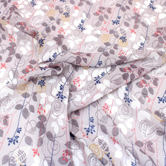 3 Metres Summer Serene Chiffon 55" Wide Flower Garden- Dusky - Pound A Metre