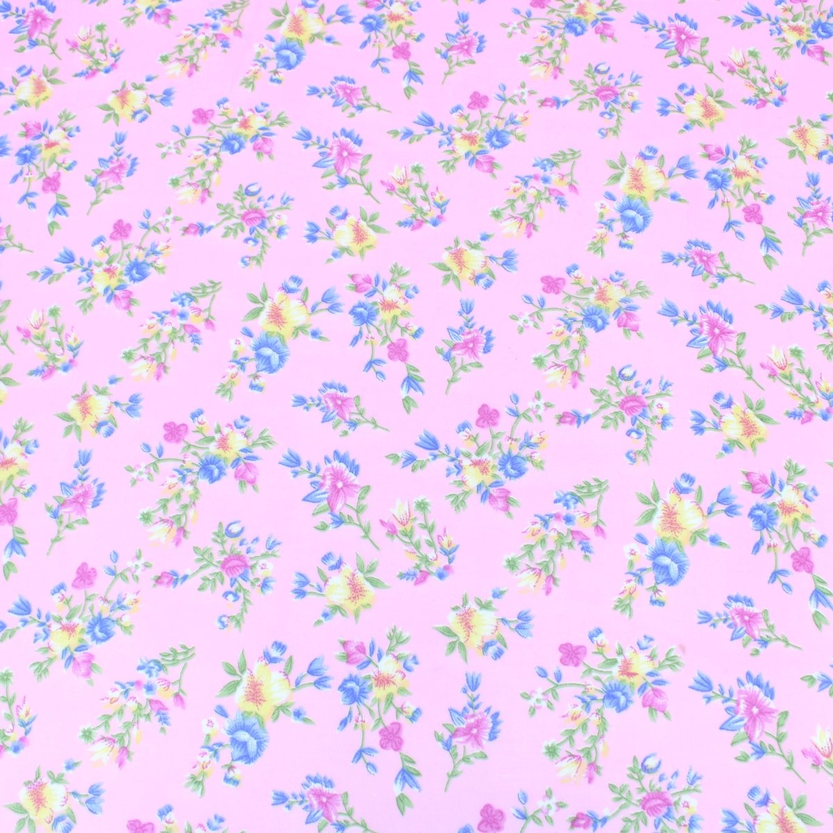 3 Metres Summer Serene Chiffon 55" Wide Island Blooms - Pink - Pound A Metre