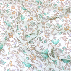 3 Metres Summer Serene Chiffon 55" Wide Liberty - Pastel Green - Pound A Metre