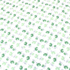 3 Metres Summer Serene Chiffon 55" Wide Tulips - Green - Pound A Metre