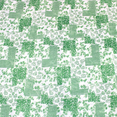 3 Metres Summer Serene Floral Elegant Chiffon 55" Wide Retro - Green - Pound A Metre