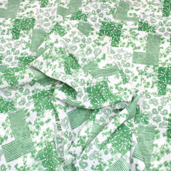 3 Metres Summer Serene Floral Elegant Chiffon 55" Wide Retro - Green - Pound A Metre