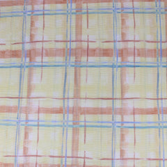 3 Metres Super Light-Weight Chequered Mesh Jersey 55" Wide Pale Beige - Pound A Metre