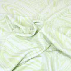 3 Metres Super Soft Brushed Scuba Jersey - 55" Wide Green - Pound A Metre