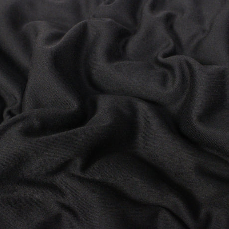 Pound A Metre 3 Metres 3 Metres Super Soft Sweatshirt Jersey - 55" Wide Black